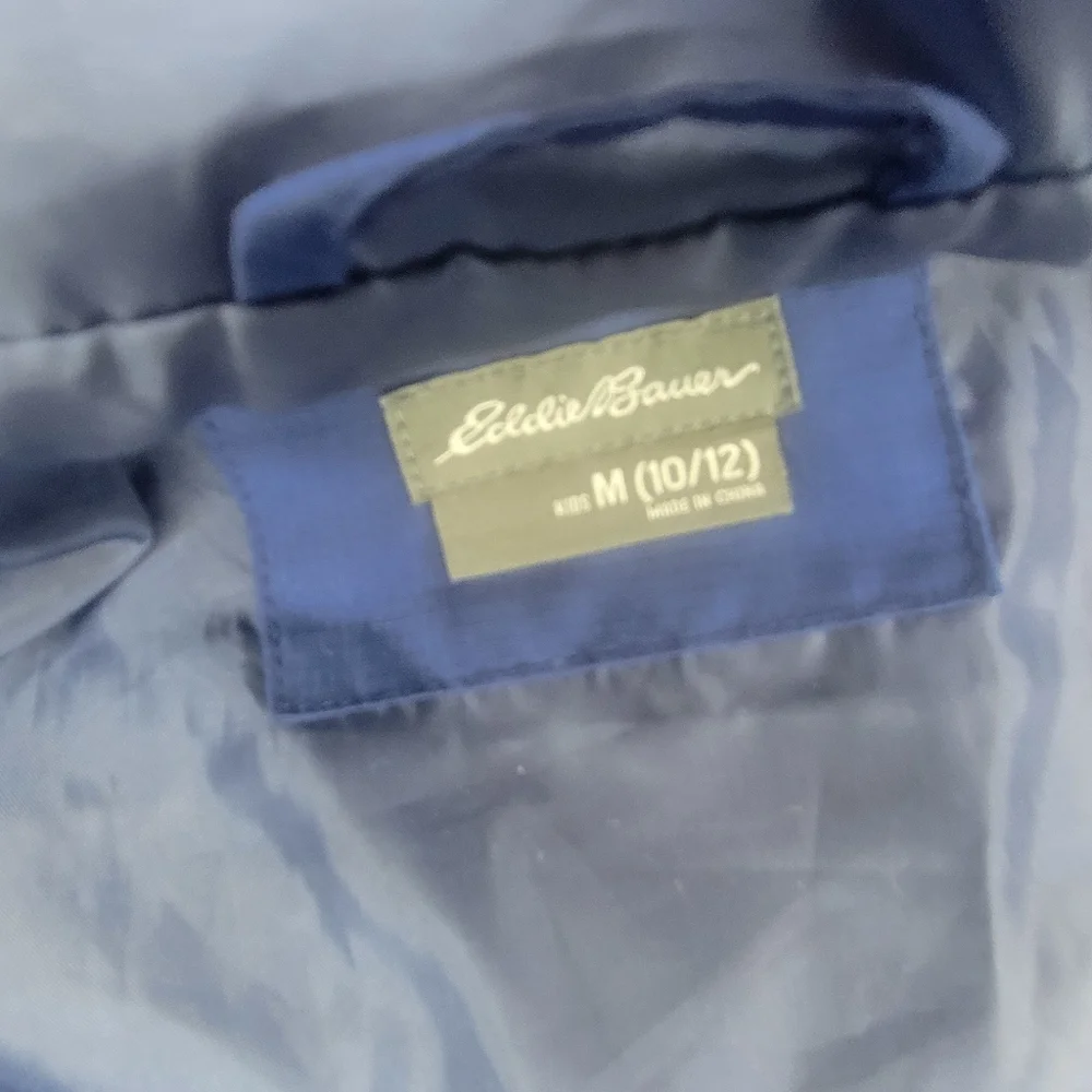 Eddie Bauer windbreaker blue size M (10-12) in kids - Picture 7 of 7